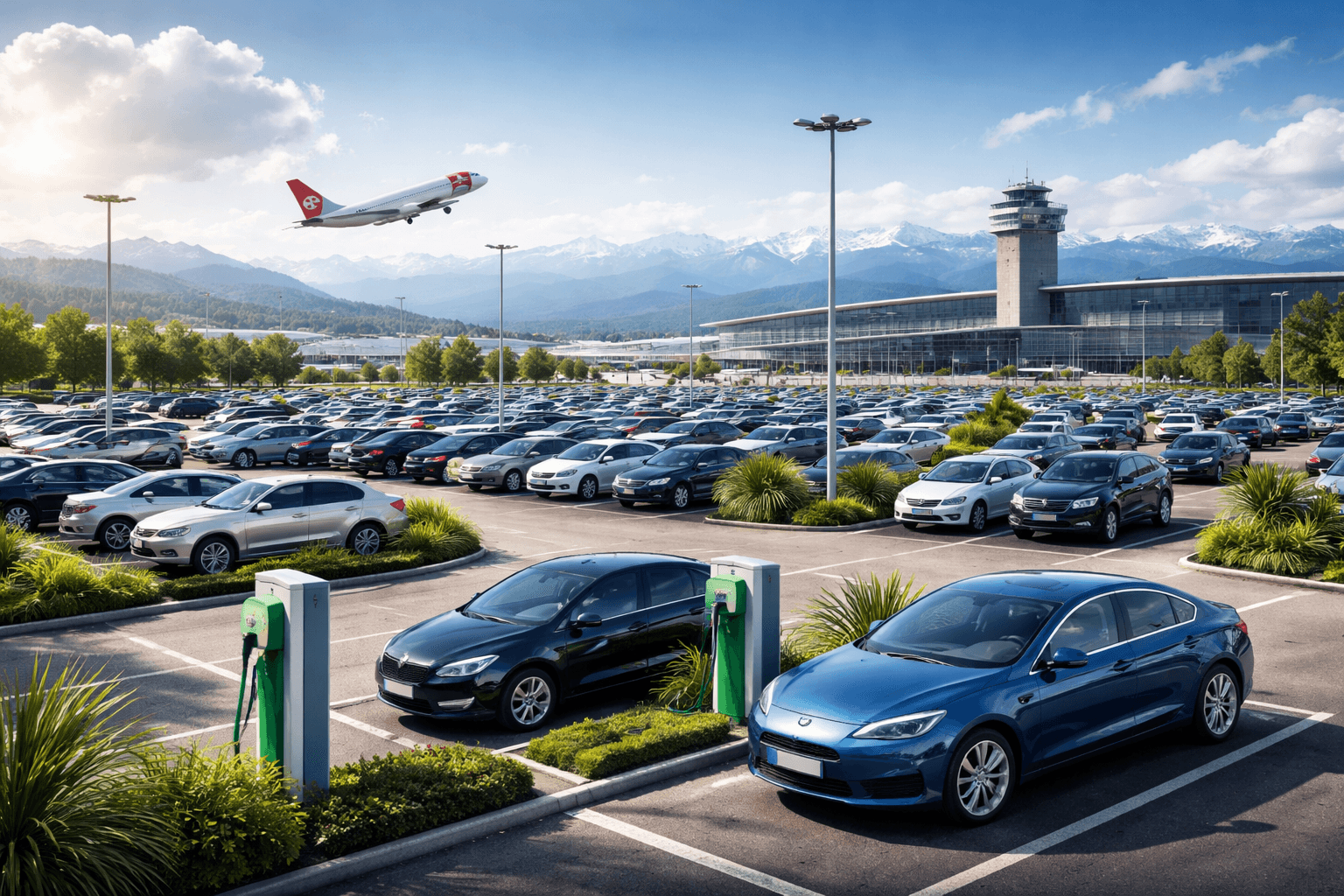 Flughafen Zürich Parkplatz