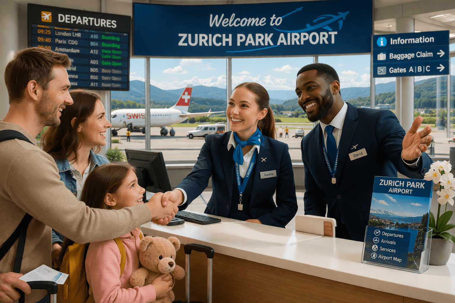 Freundliches Personal